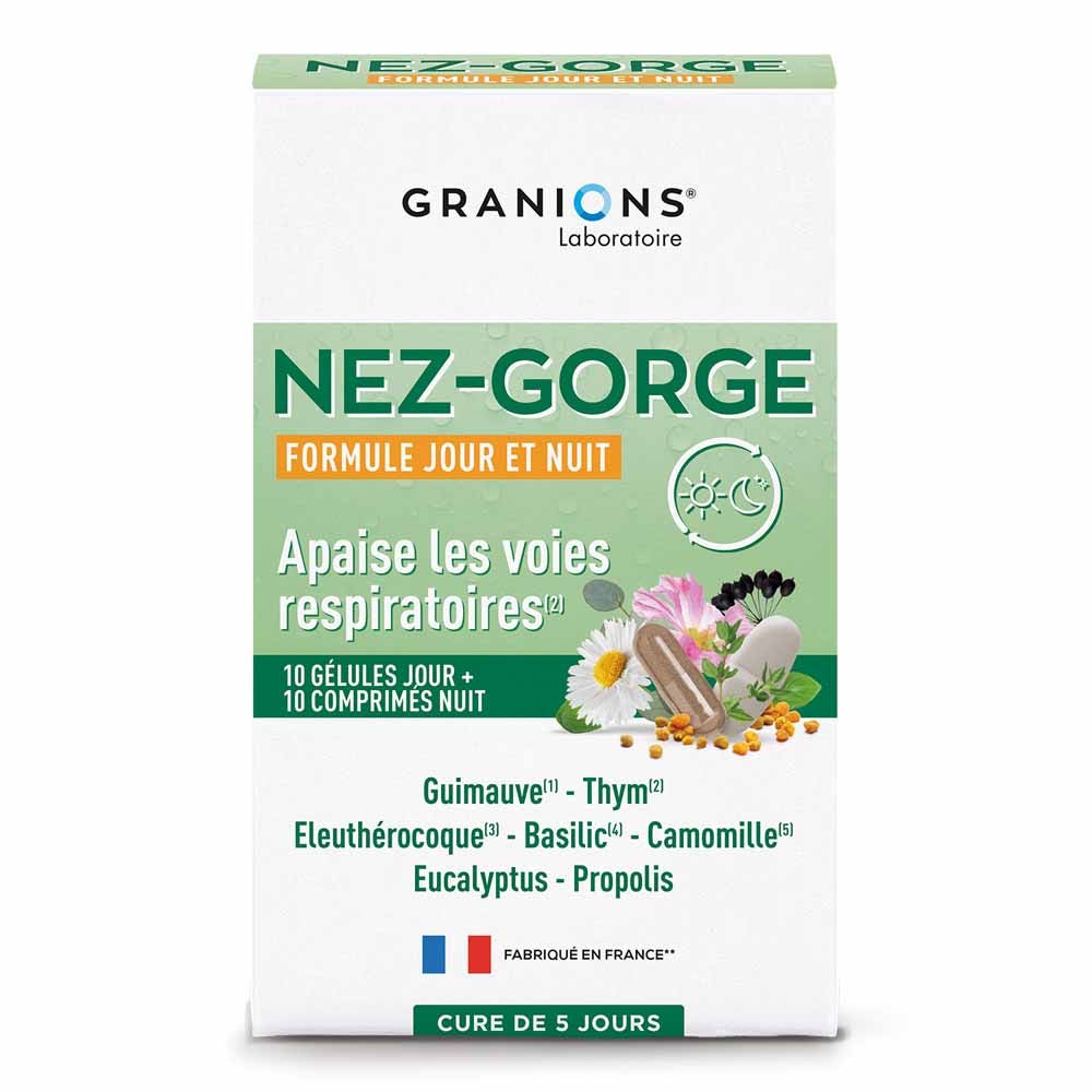 Granions Naso e gola 10 capsule + 10 compresse