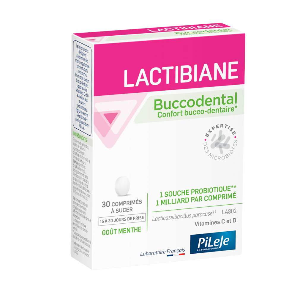 Pileje Lactibiane Buccodentale 30 compresse