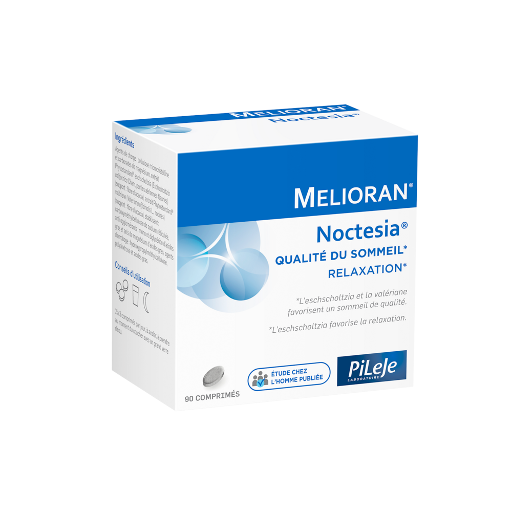Pileje Melioran Noctesia qualità del sonno e relax 90 compresse
