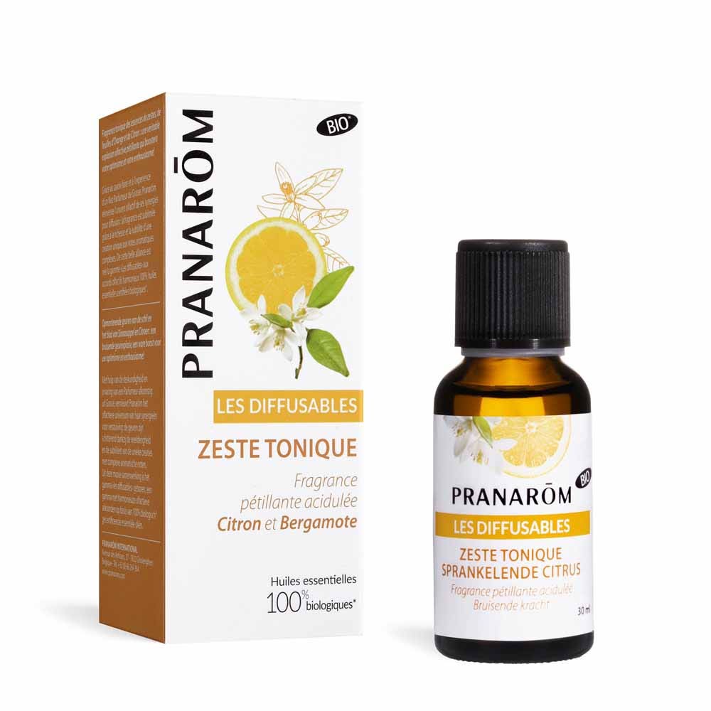 Pranarôm Les diffusables Zeste Tonique Biologico 30ml