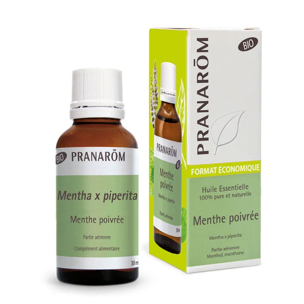 Pranarôm Oli Essenziali Olio essenziale di menta piperita Bio 30ml
