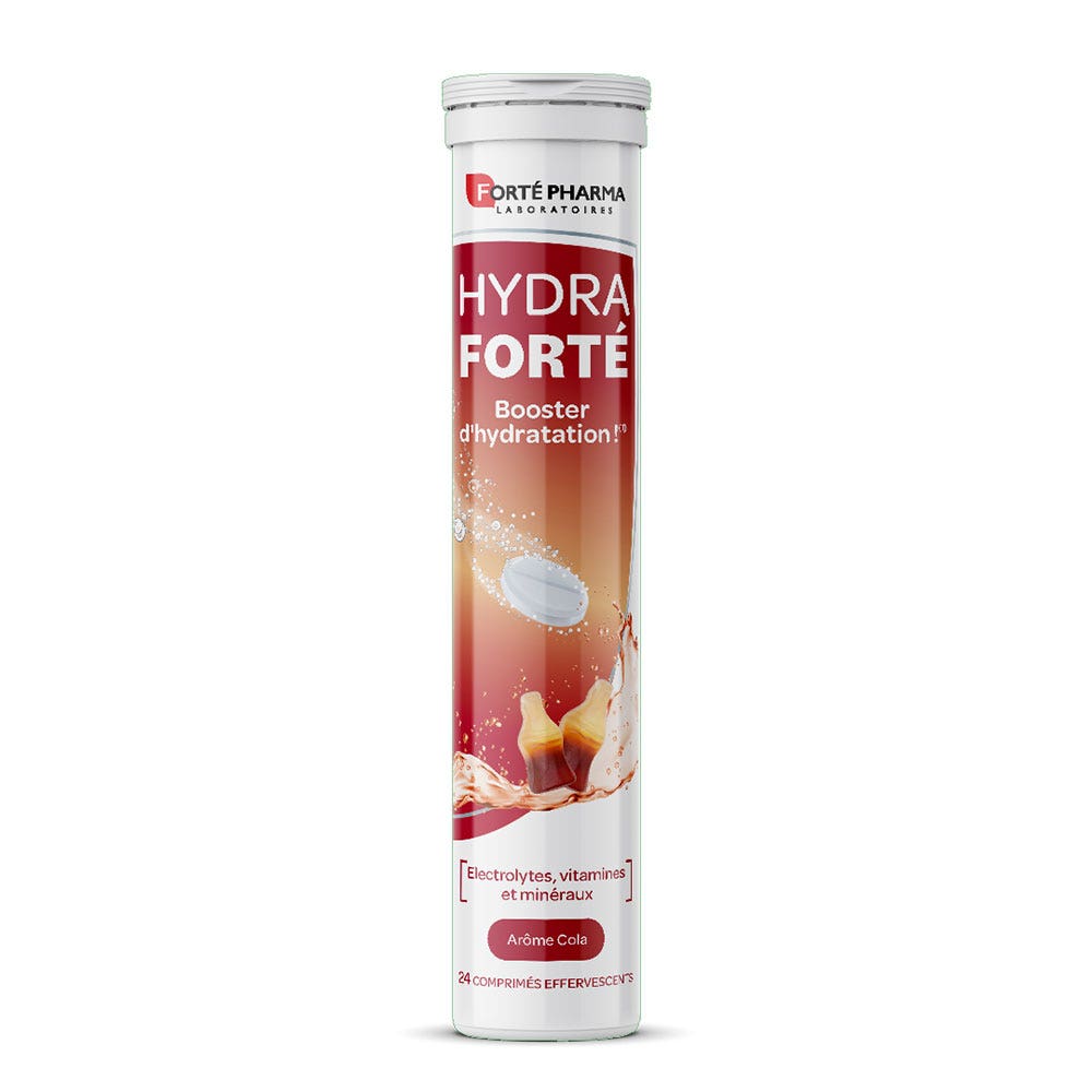 Forté Pharma Hydra Forté Booster di idratazione gustosa al cola 24 compresse effervescenti