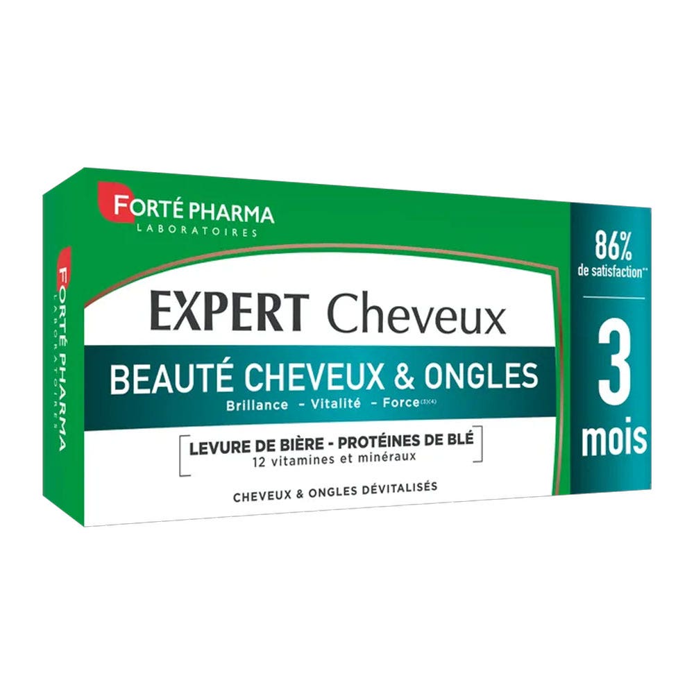 Forté Pharma Cura dei Capelli Programma bellezza capelli e unghie per tutti i tipi di caduta 84 compresse
