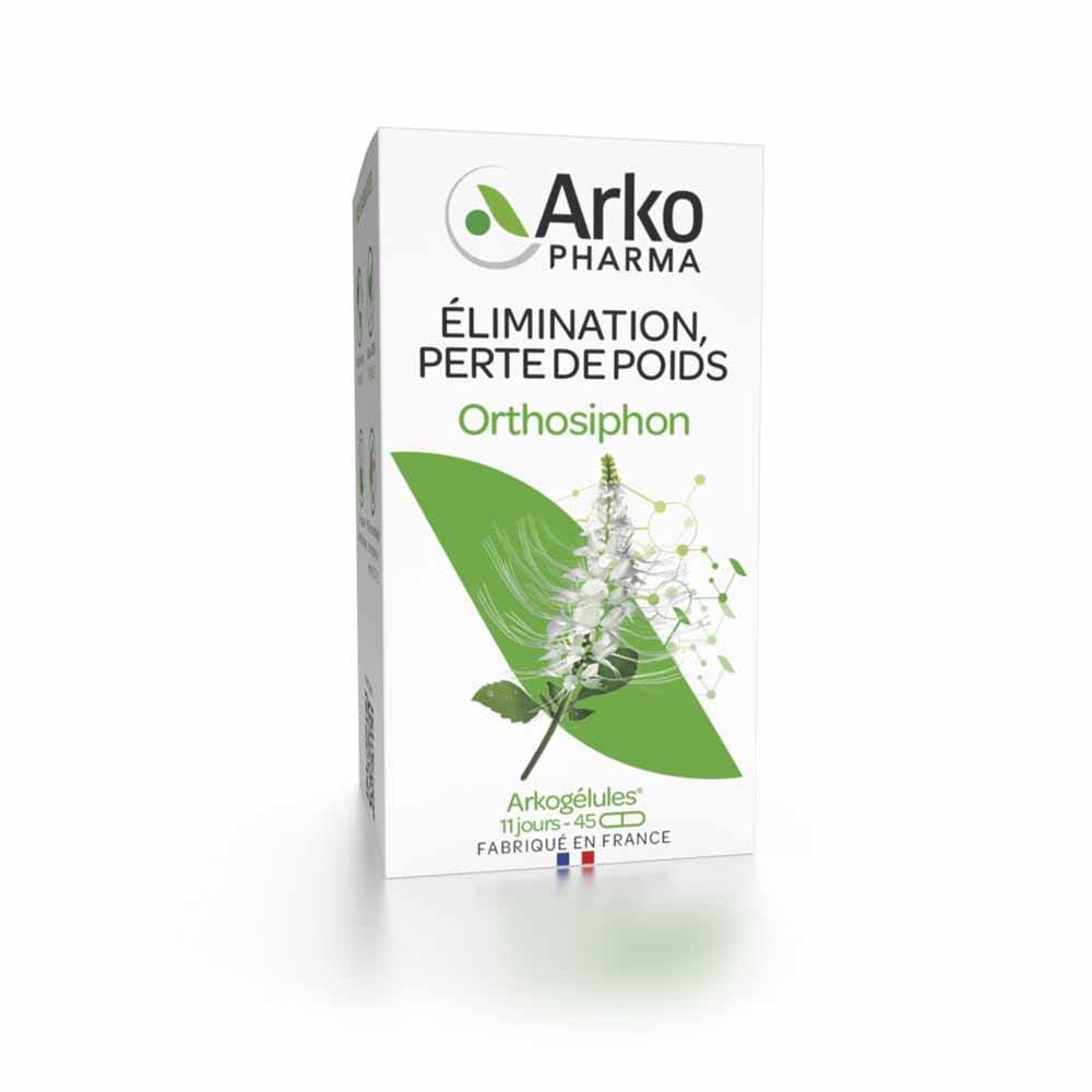 Arkopharma Arkocapsule Orthosiphon per eliminazione e perdita di peso 45 capsule