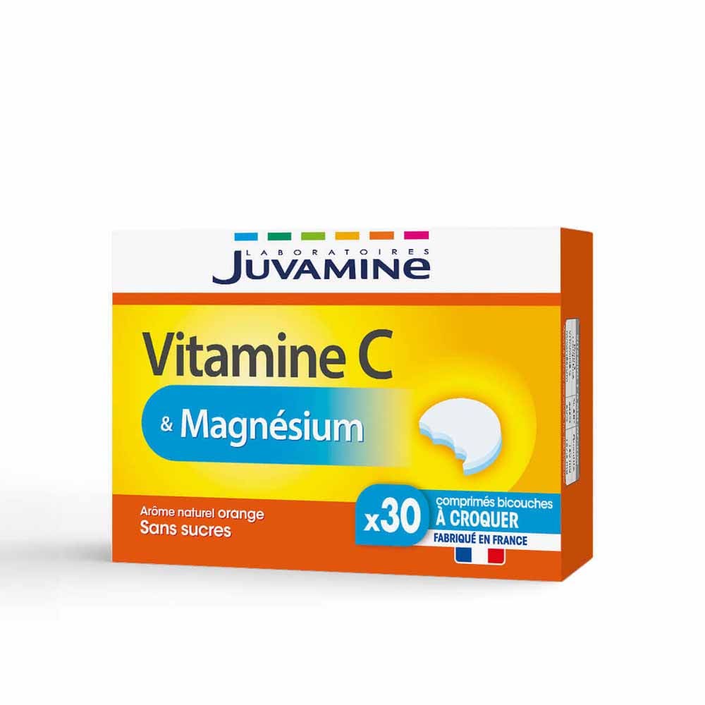 Juvamine Vitamina C + magnesio 30 compresse masticabili