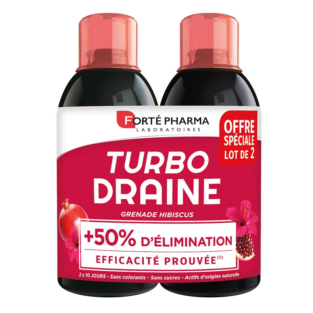 Forté Pharma TurboDraine drenante Hibiscus 2 x 500 ml