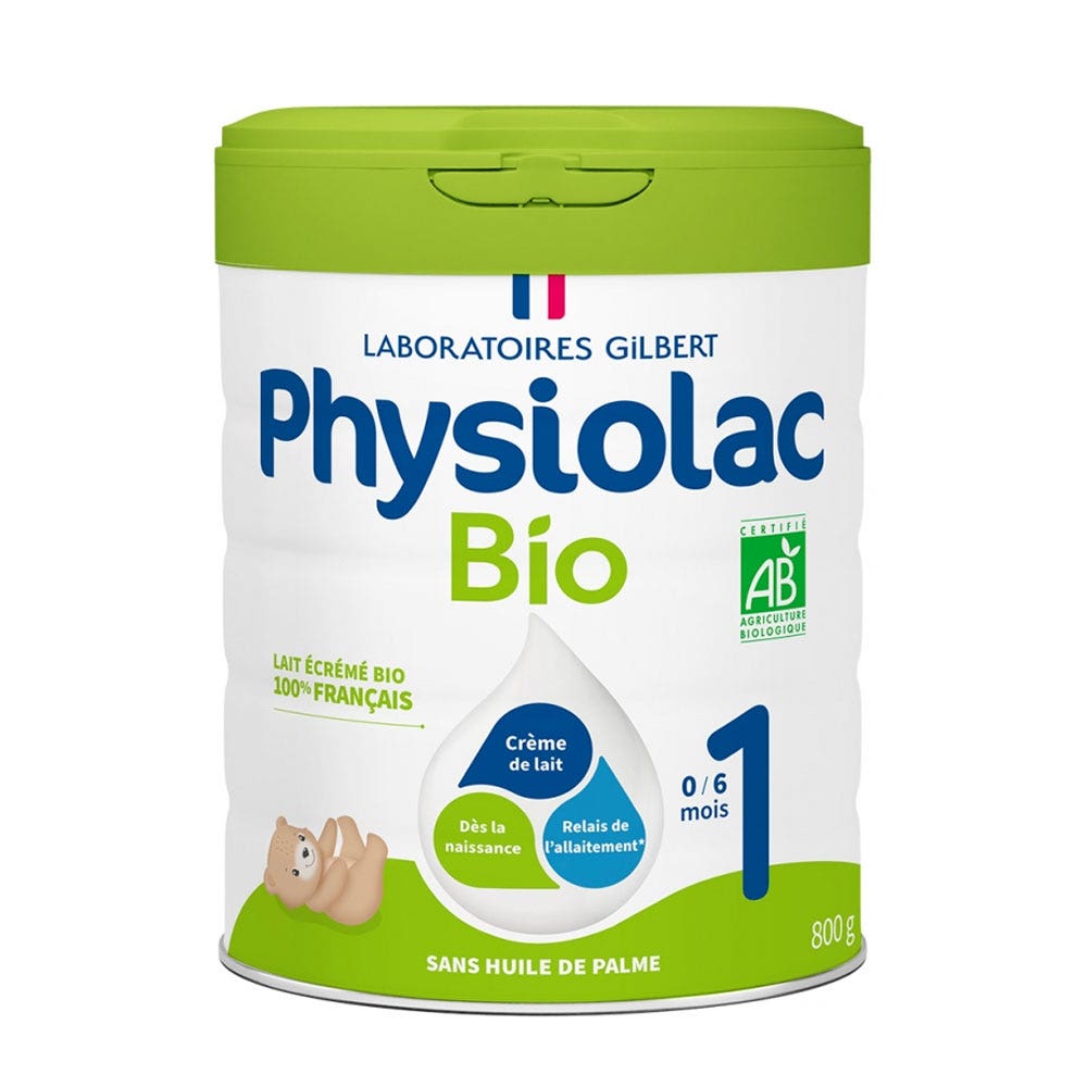 Physiolac Latte biologico in polvere 1 Per i neonati da 0 a 6 mesi