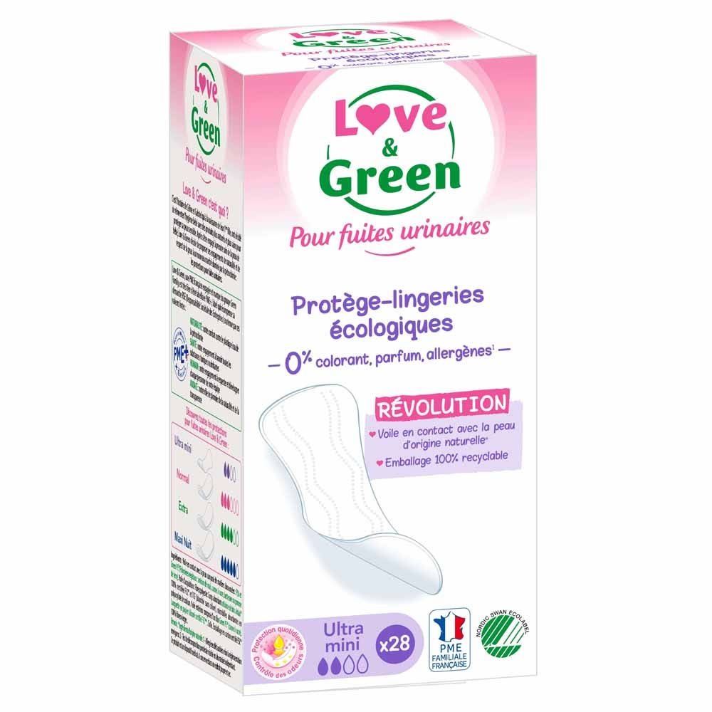 Love&Green Debolezza della vescica 28 Slip Ultra-mini