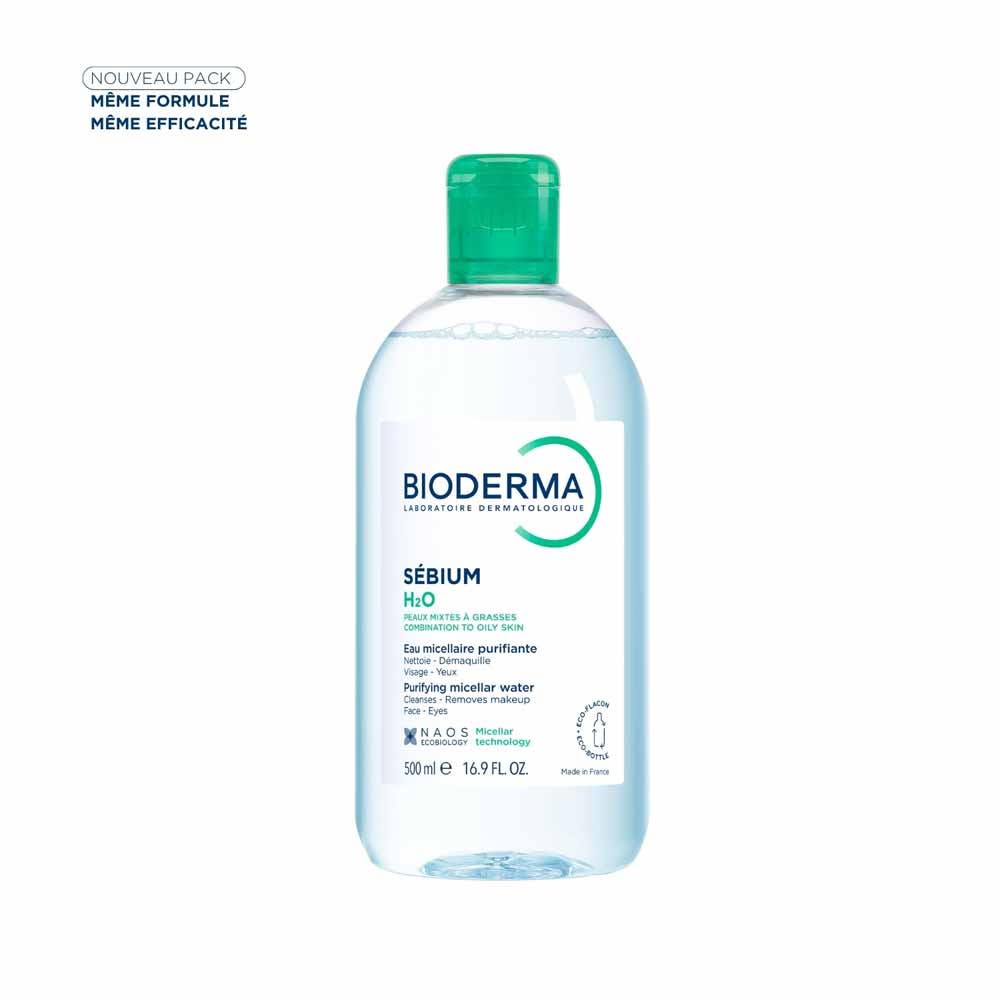 Bioderma Sebium Acqua micellare purificante H2O per pelli miste e grasse 500 ml