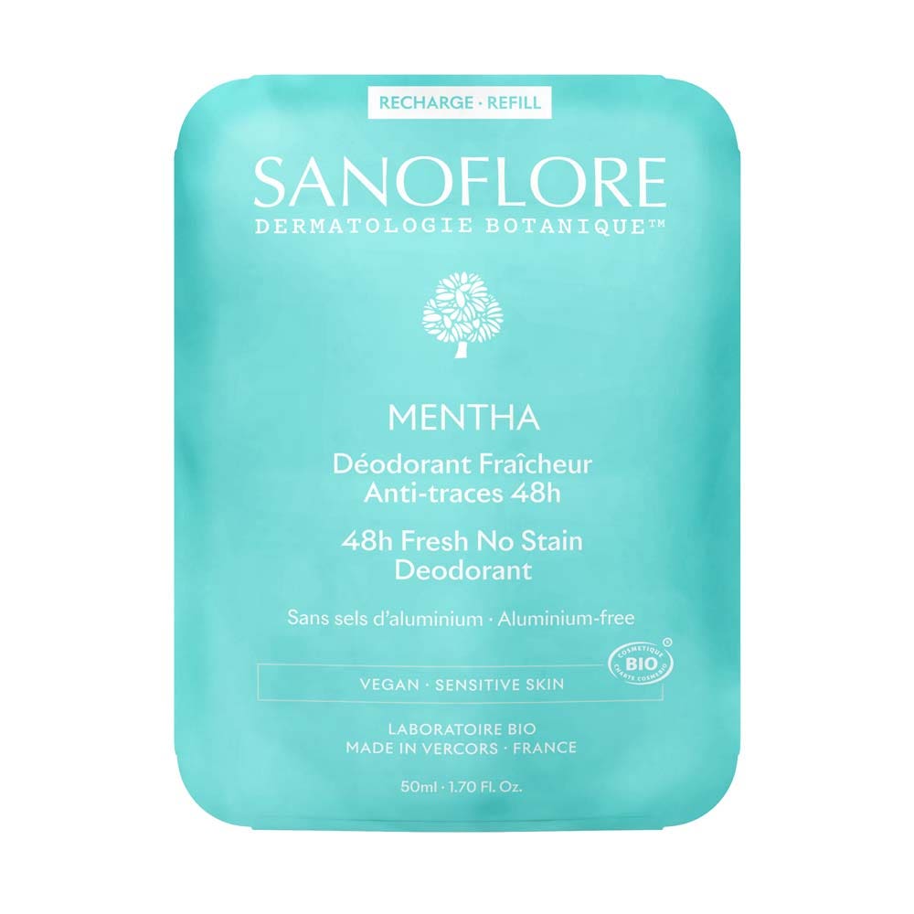 Sanoflore Ricarica di deodorante per 48 ore Menta 50ml