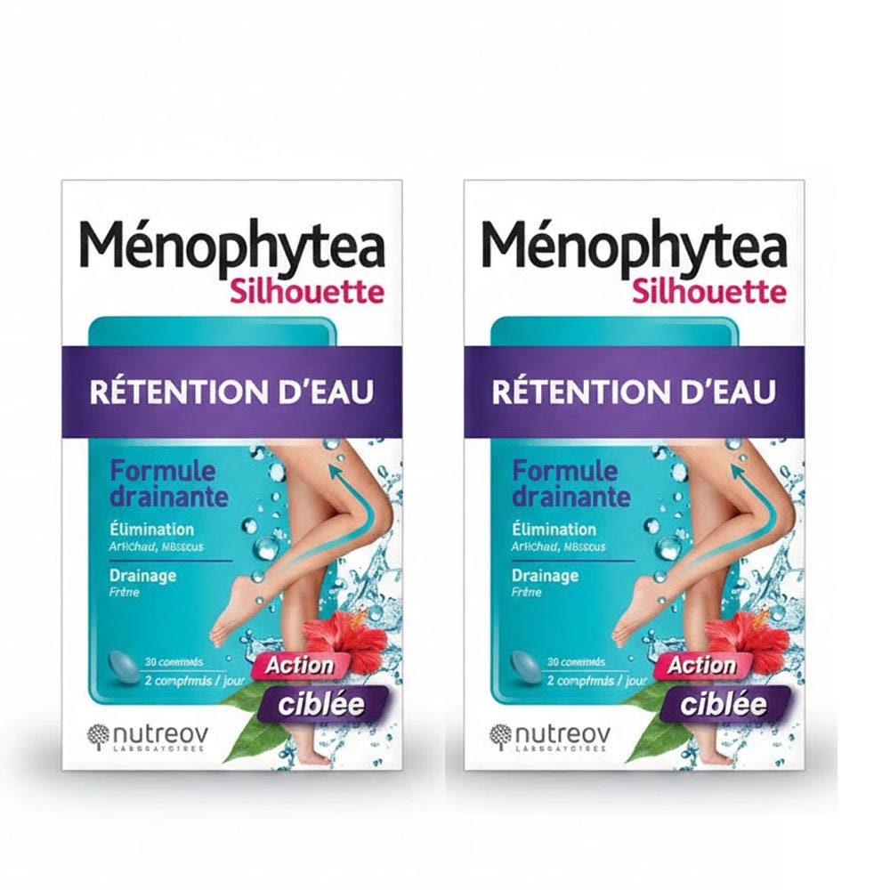 Ménophytea Menophytea silhouette Ritenzione idrica 2x30 compresse