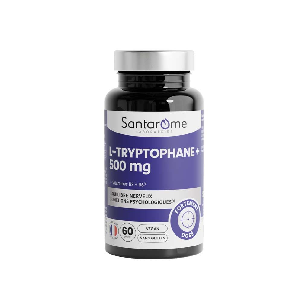 Santarome L-Triptofano 500 mg funzioni nervose 60 capsule