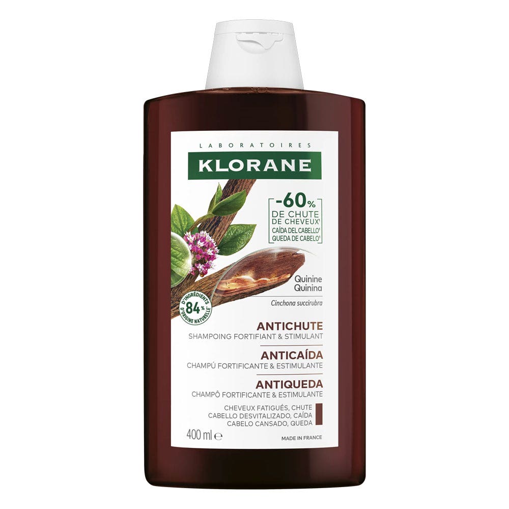 Klorane Chinina Shampoo Edelweiss bio per capelli stanchi 200 ml