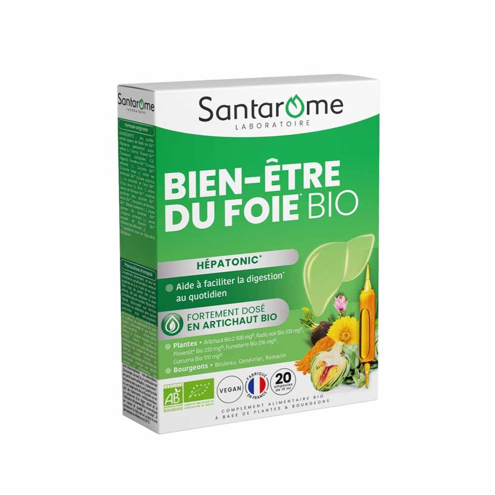 Santarome Benessere del fegato digestione & transito 20 fiale