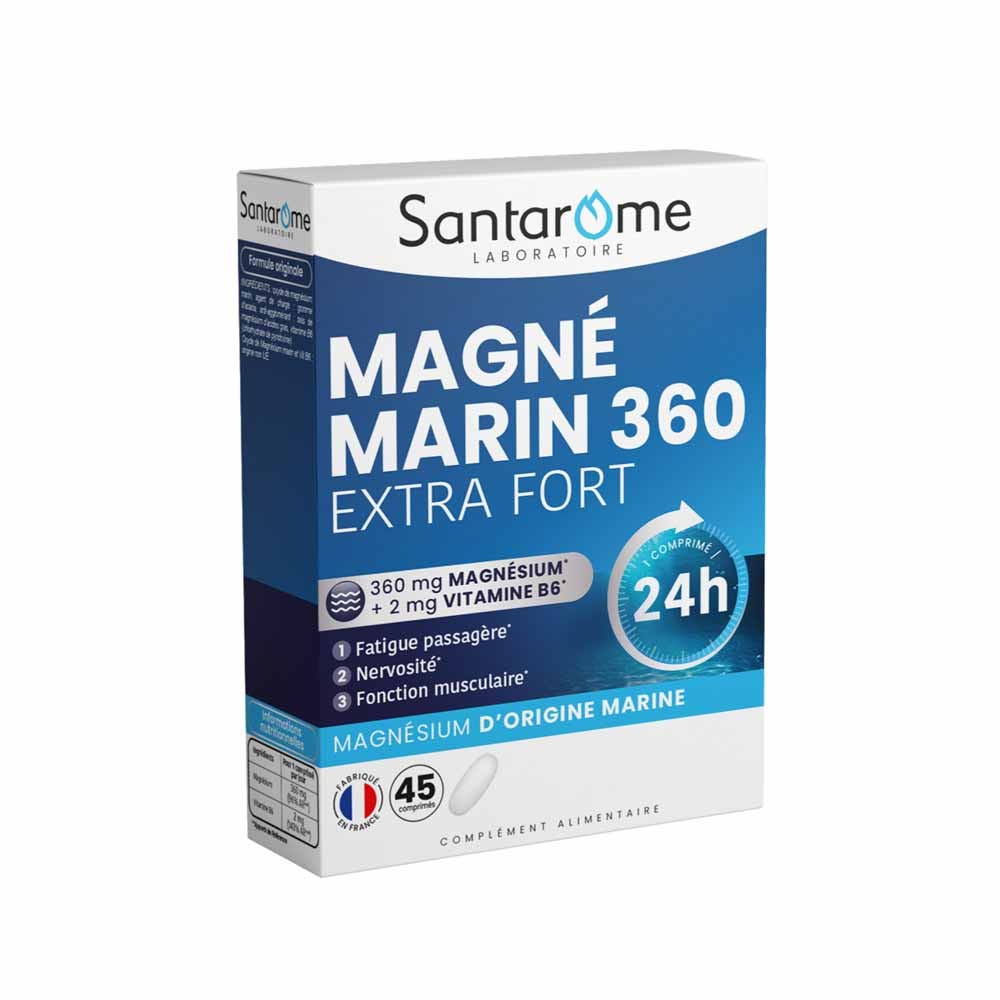 Santarome Magné Marin 360 Extra Fort → **Magnesio marino 360 Extra Forte** 45 compresse