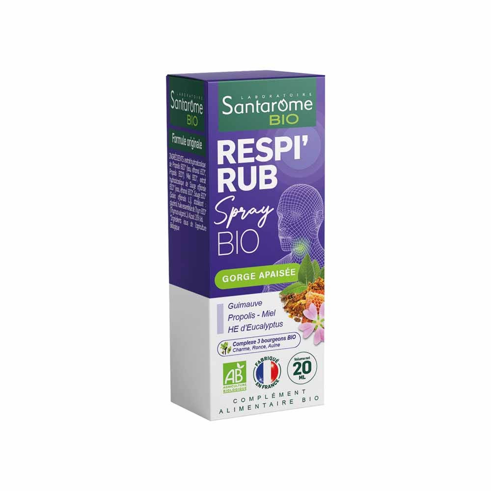 Santarome Spray biologico Respi'rub Naso e gola 20ml
