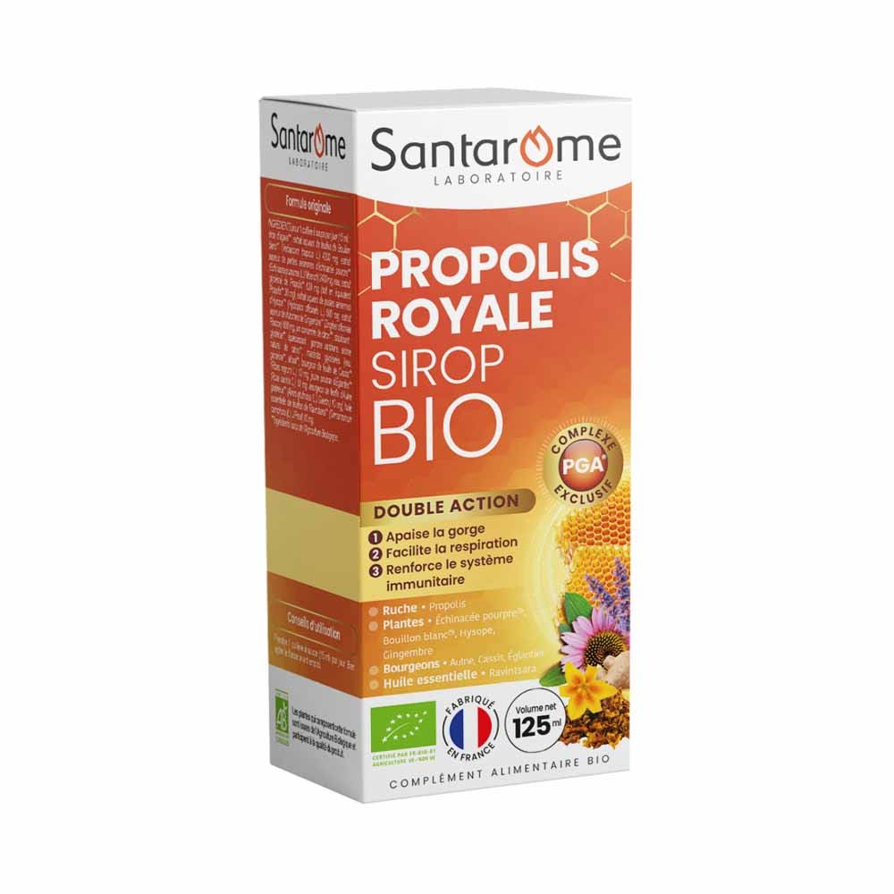Santarome Propolis Royale Sciroppo tripla azione bio 125 ml