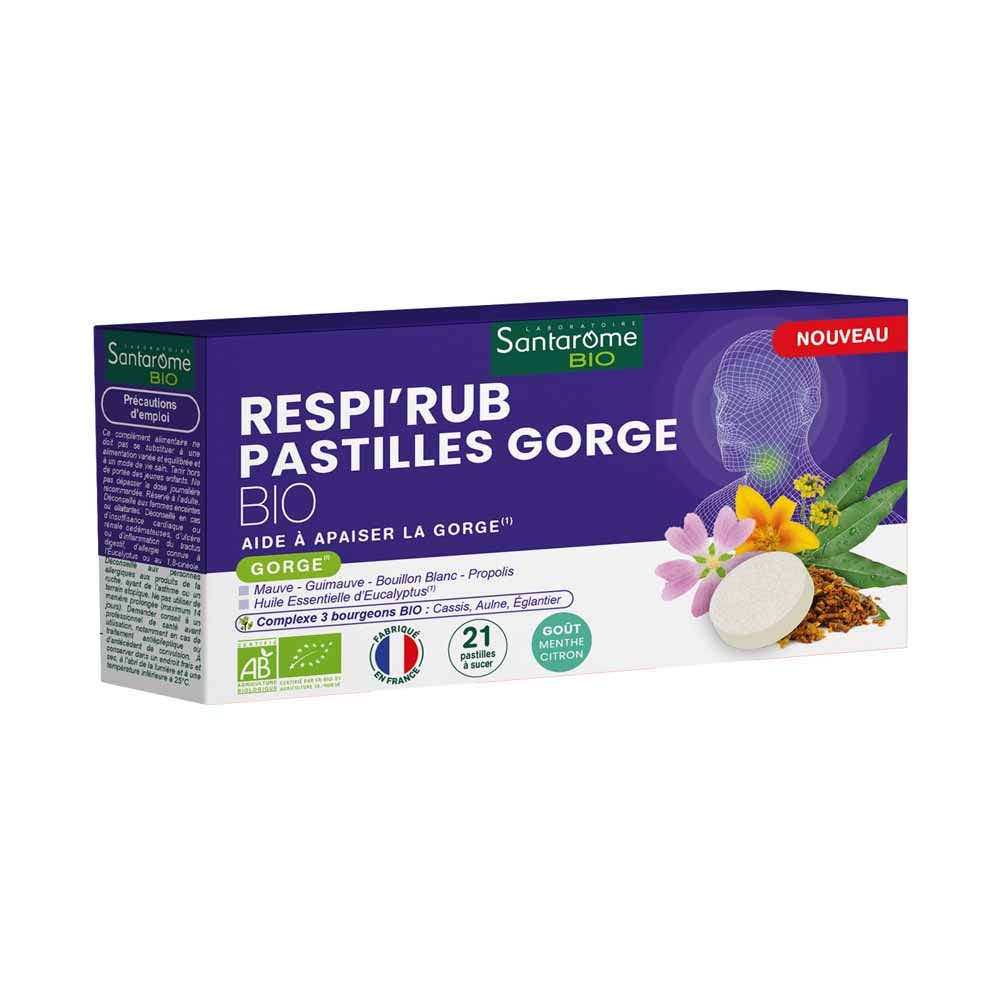 Santarome Respi'Rub Pastiglie gola lenisce la gola x21
