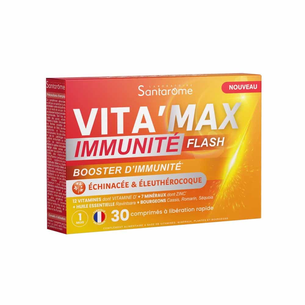 Santarome Vita'max Rinforzo immunitario rapido 30 compresse