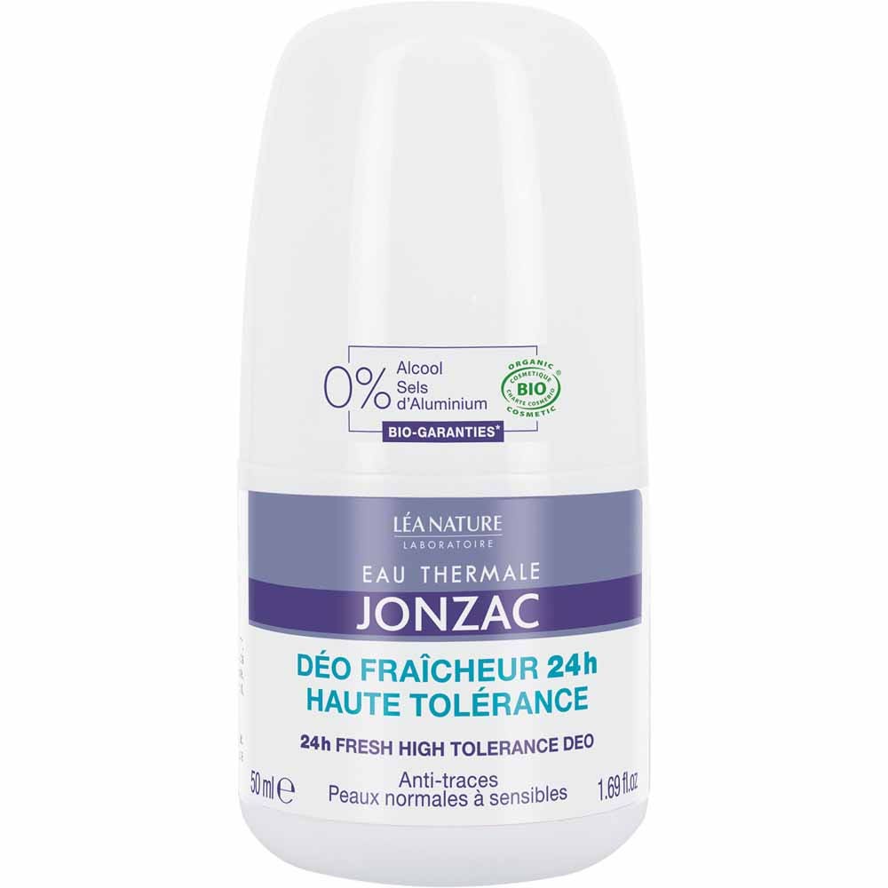 Eau thermale Jonzac Deodorante freschezza alta tolleranza 24h roll-on bio 50 ml