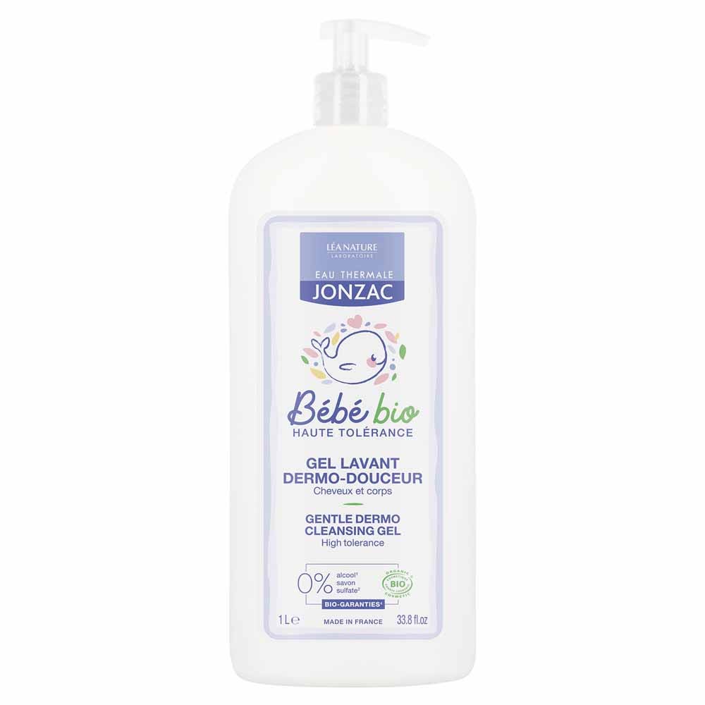 Eau thermale Jonzac Bebè Gel lavante dermo delicato bio per bebè capelli e corpo 1l