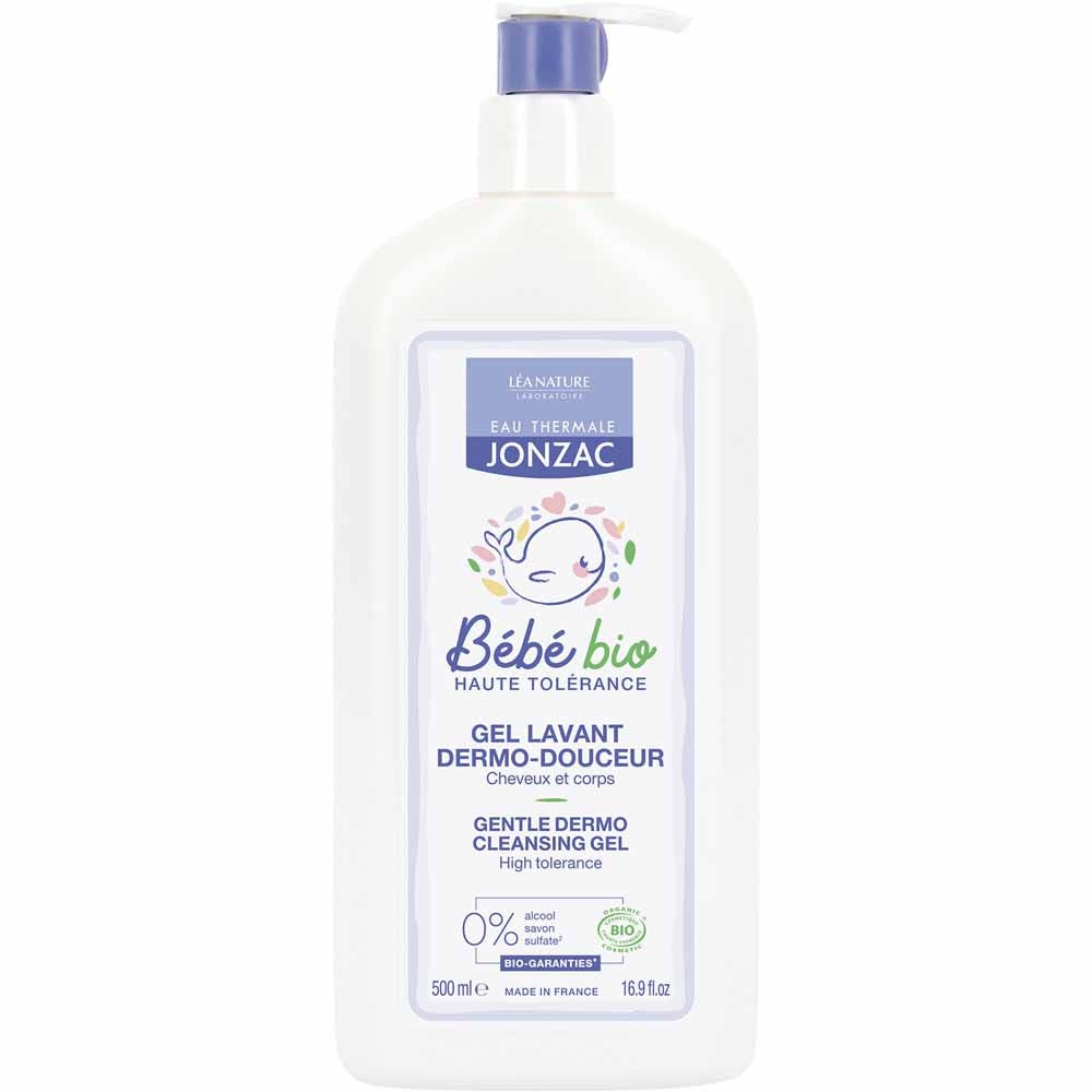 Eau thermale Jonzac Bebè Gel doccia detergente delicato bio per neonati capelli e corpo 500 ml