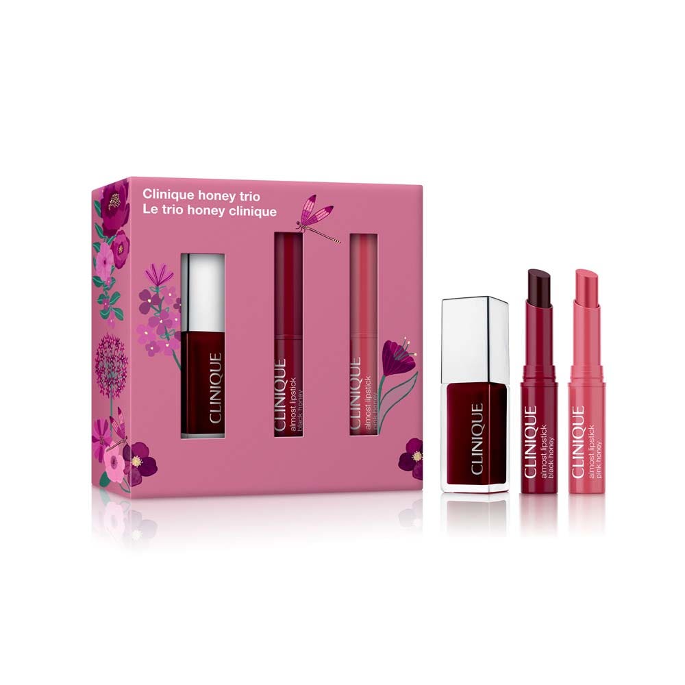 Clinique Pop Cofanetto trio labbra Honey Collection