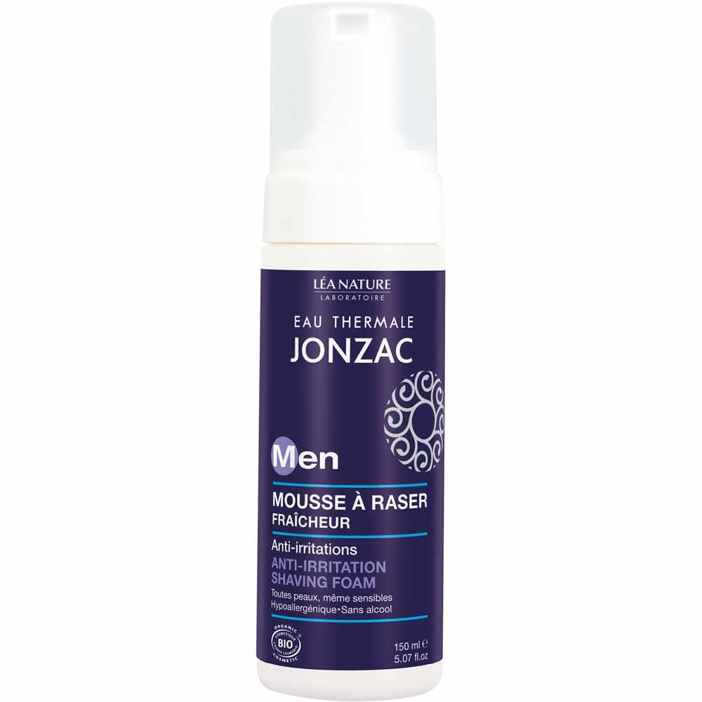 Eau thermale Jonzac Uomo Schiuma da barba anti-irritazione bio per uomini 150 ml