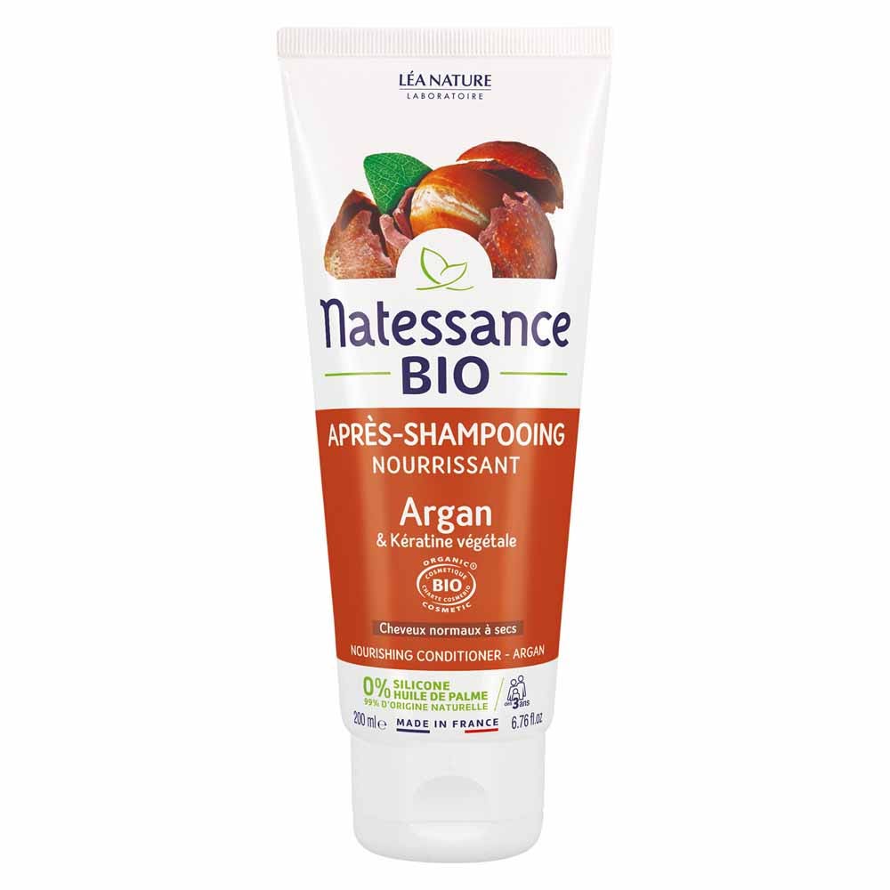 Natessance Capelli Balsamo nutritivo bio con cheratina vegetale 200 ml