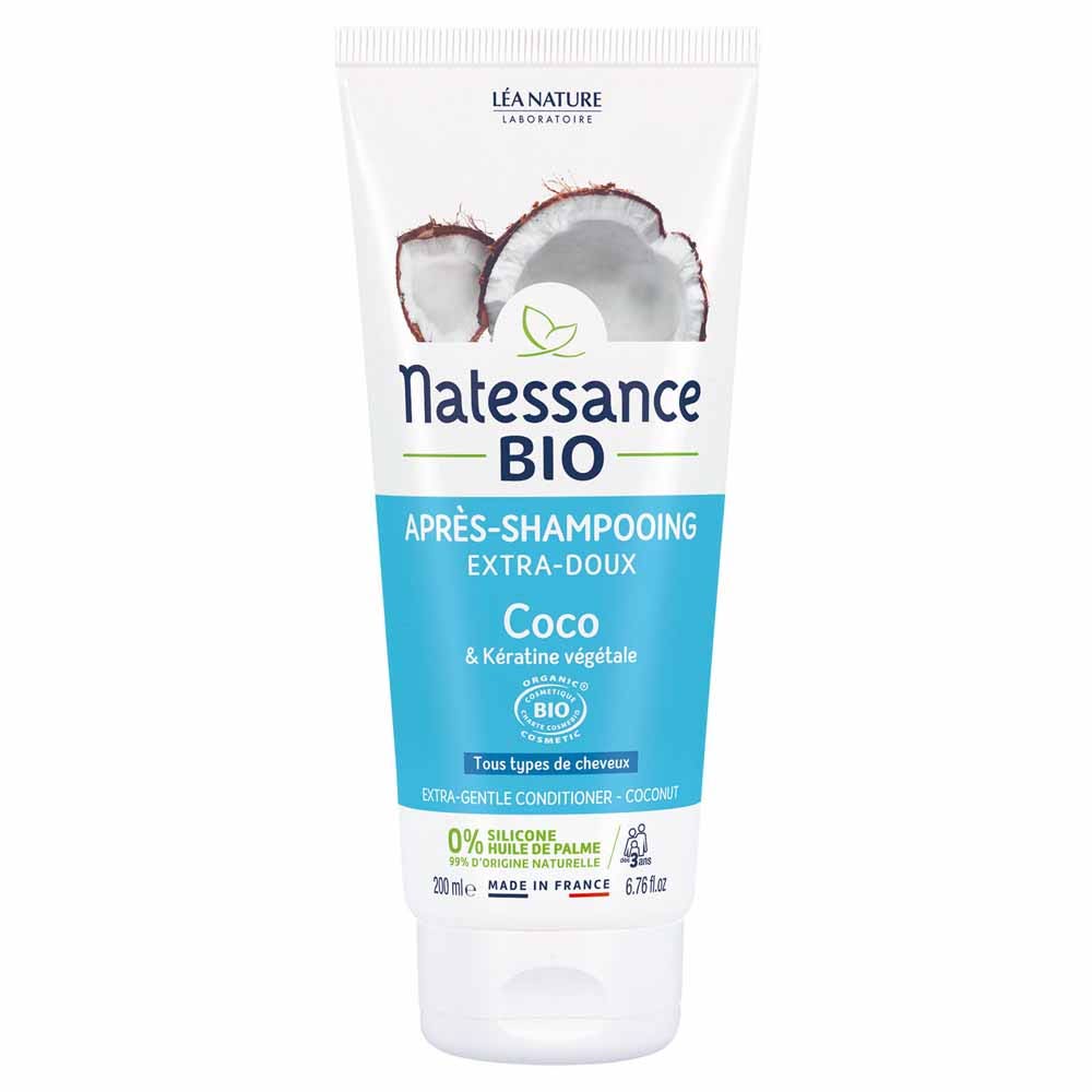 Natessance Capelli Balsamo extra delicato bio con cheratina vegetale bio 200 ml