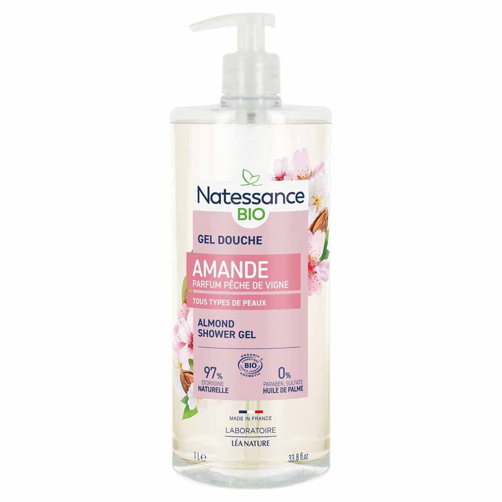 Natessance Doccia Gel doccia mandorla e pesca da vigna bio 1 l