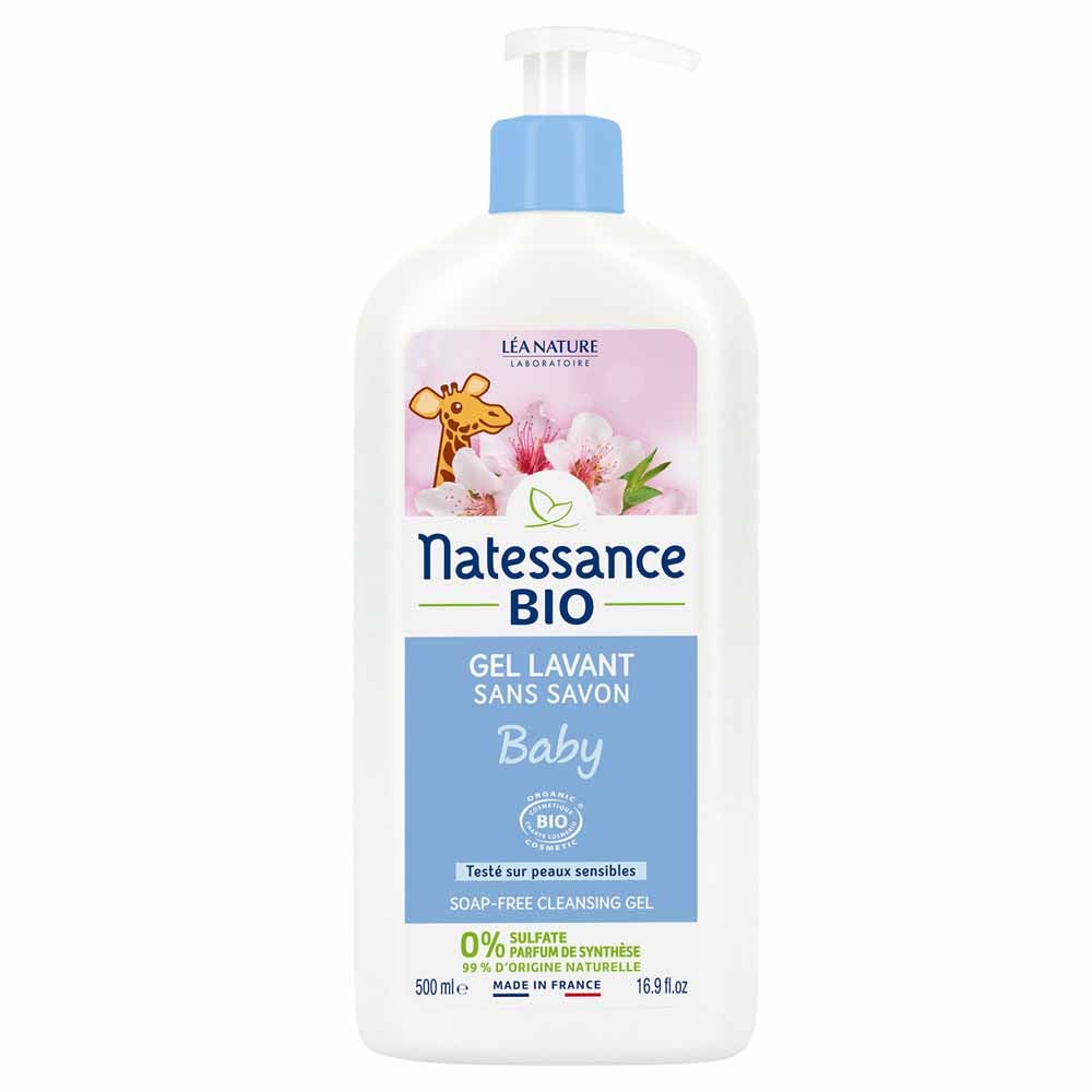 Natessance Bebe Gel detergente senza sapone bio 500 ml