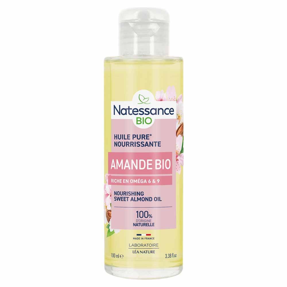 Natessance Olio dolce di mandorle bio olio puro 100 ml