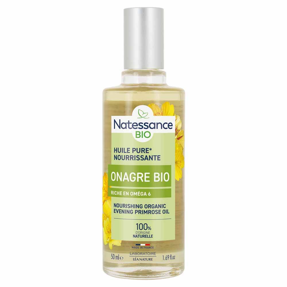 Natessance Olio di enotera bio olio puro ammorbidisce 50 ml