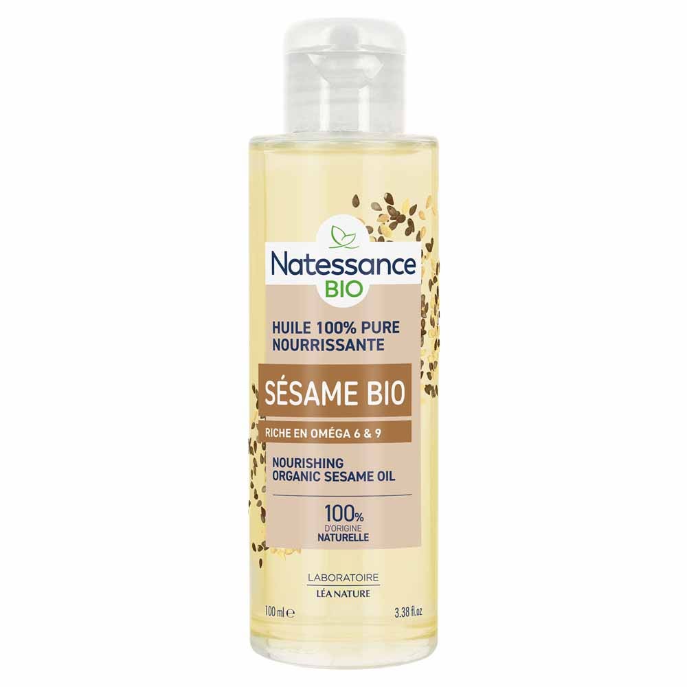 Natessance Olio di sesamo bio puro nutriente 50ml