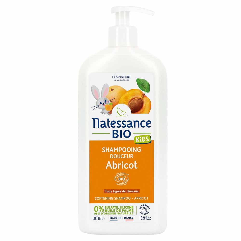 Natessance Kids Shampoo all'albicocca 500 ml
