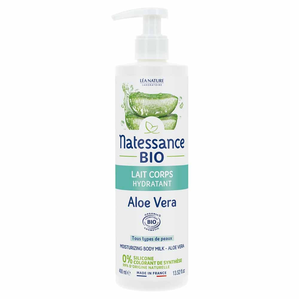 Natessance Latte corpo idratante all'Aloe vera bio 400 ml