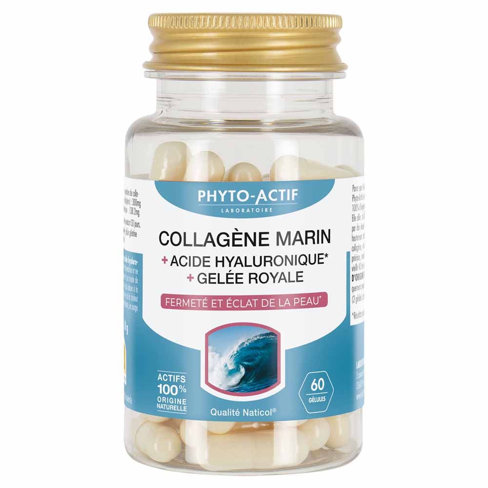 Phyto-Actif Collagene marino con acido ialuronico e pappa reale 60 capsule
