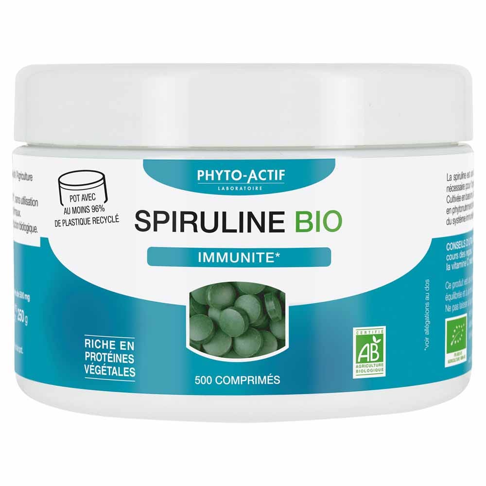 Phyto-Actif Spirulina bio 500 compresse