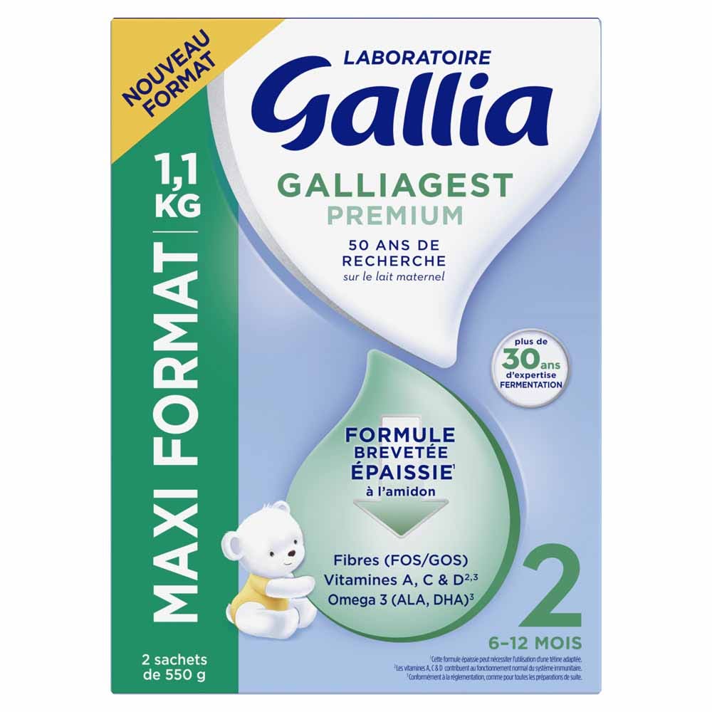 Gallia Galliagest Latte in polvere Premium 2 a partire dai 6 mesi 1,1 kg