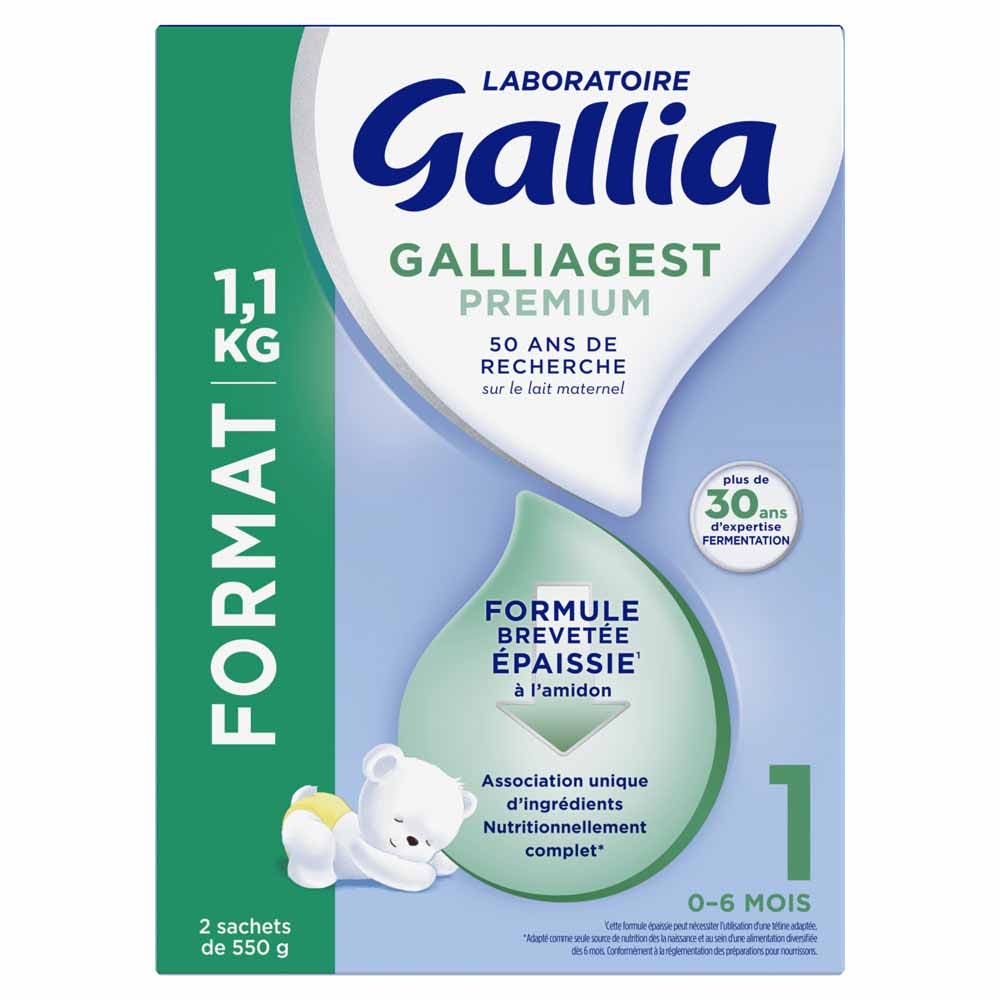 Gallia Galliagest Latte in polvere premium 1 a partire da 0 mesi 1,1 kg
