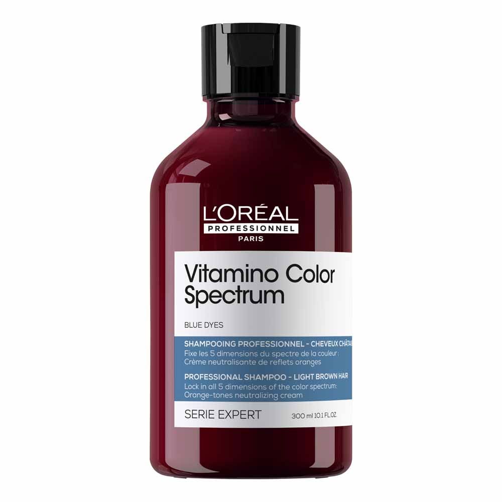 L'Oréal Professionnel Vitamino Color Spectrum Shampoo neutralizzante all'arancia per capelli castani 300 ml