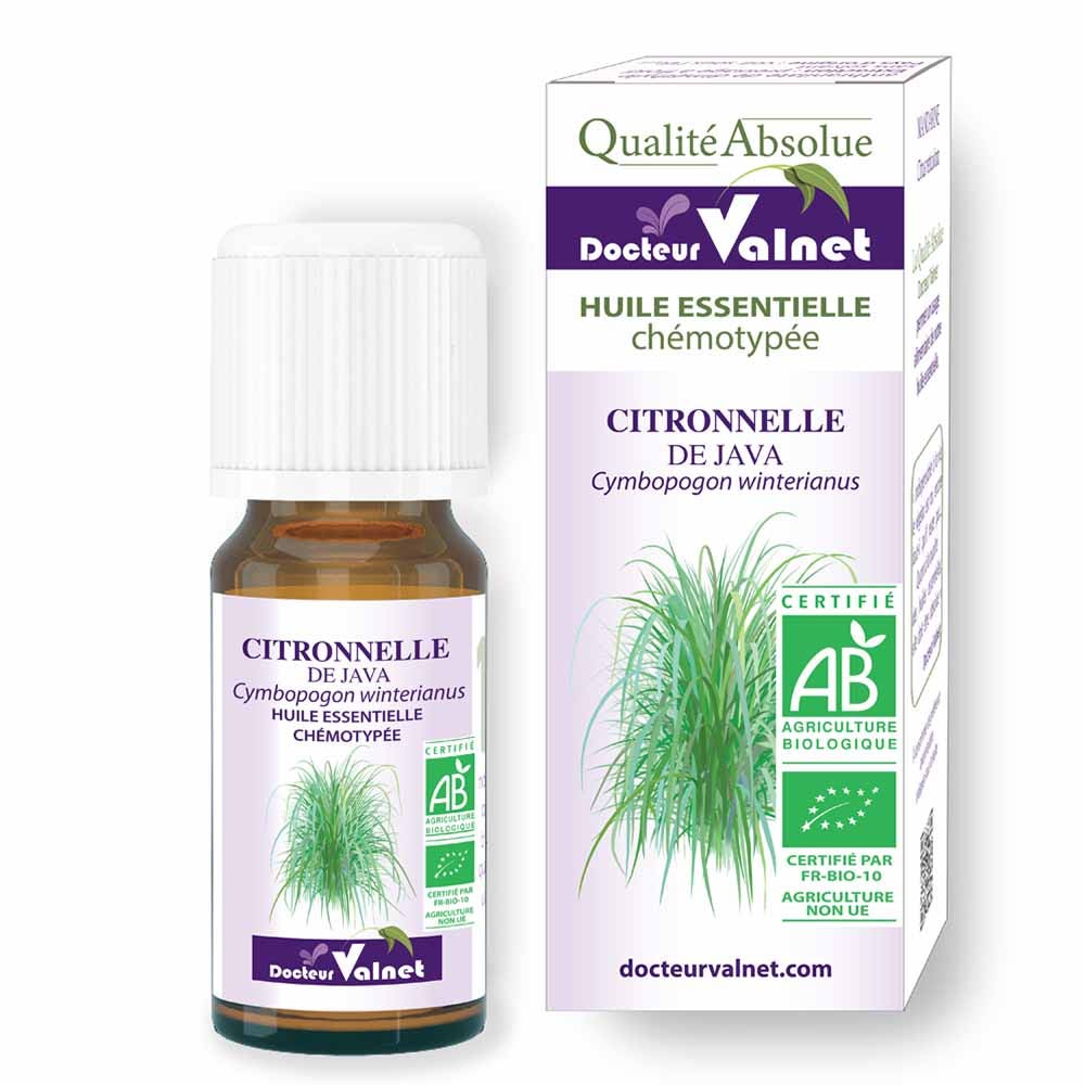 Dr. Valnet Olio essenziale di citronella di giava bio 10ml