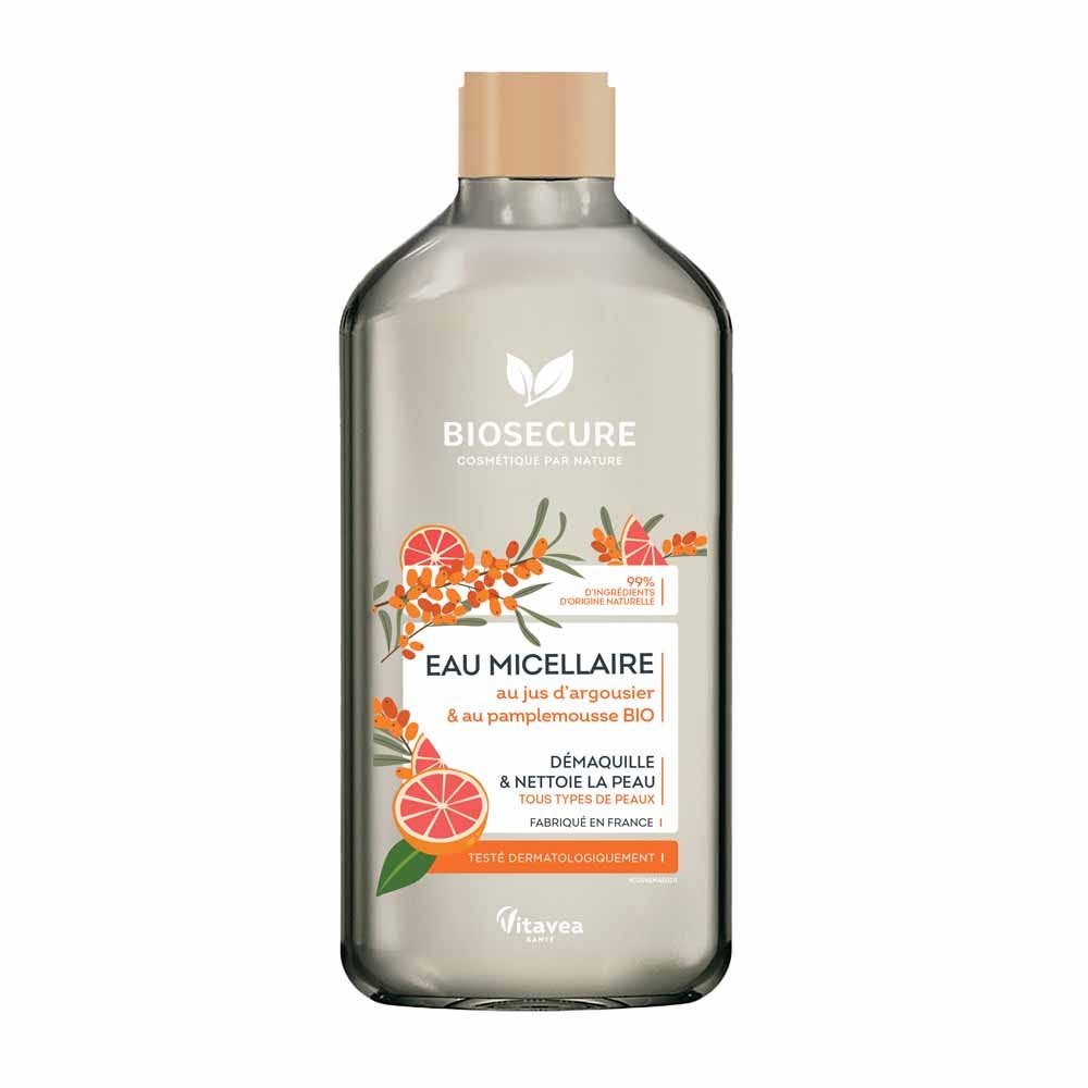 Bio Secure Acqua micellare olivello spinoso tous types de peau 500 ml