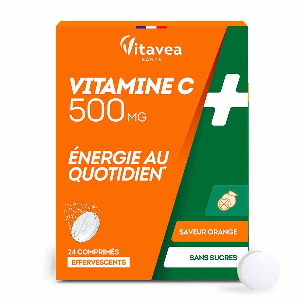 Vitavea Santé Vitamina C 500 mg energia quotidiana x24 compresse effervescenti