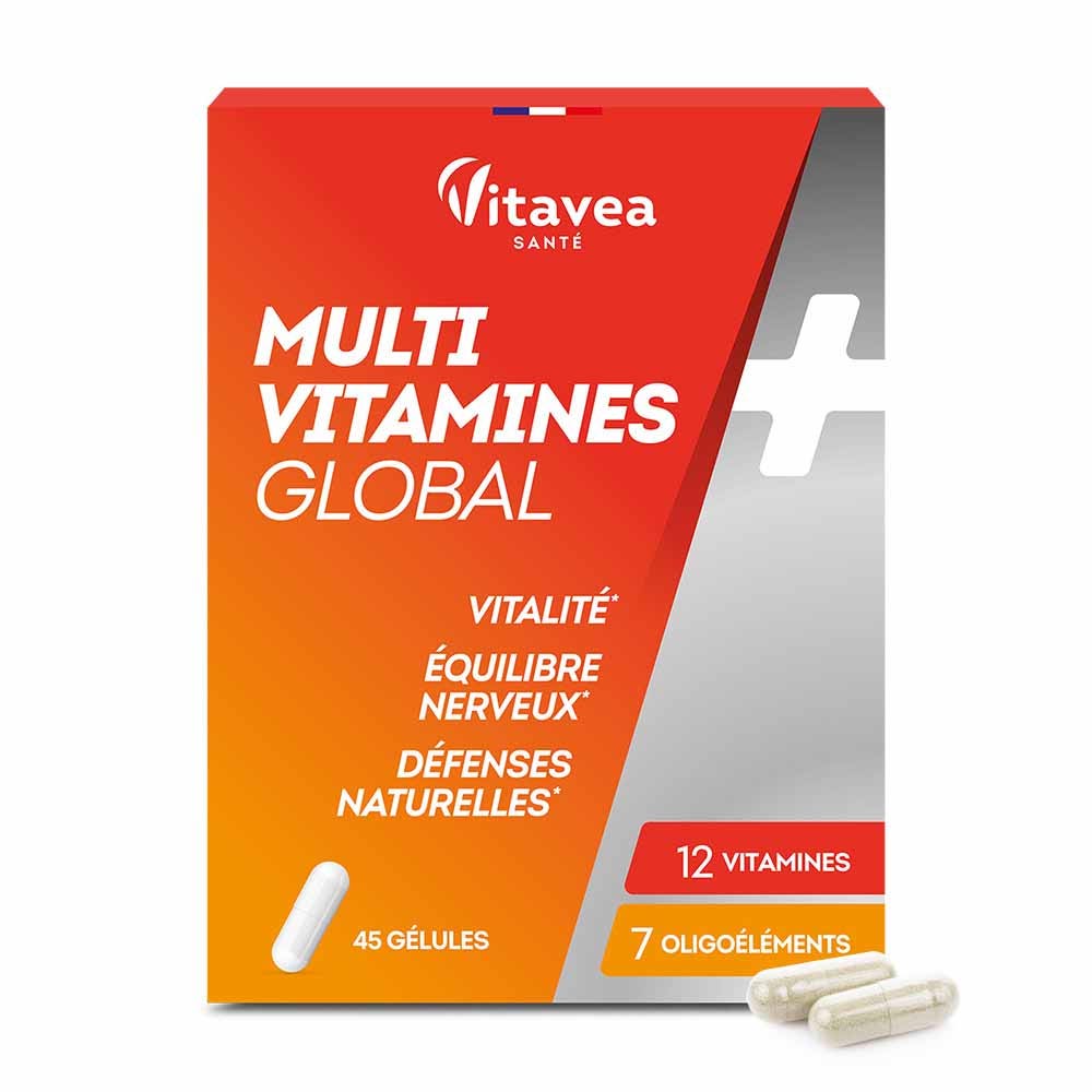 Vitavea Santé Multivitaminico globale e stress e vitalità 45 capsule
