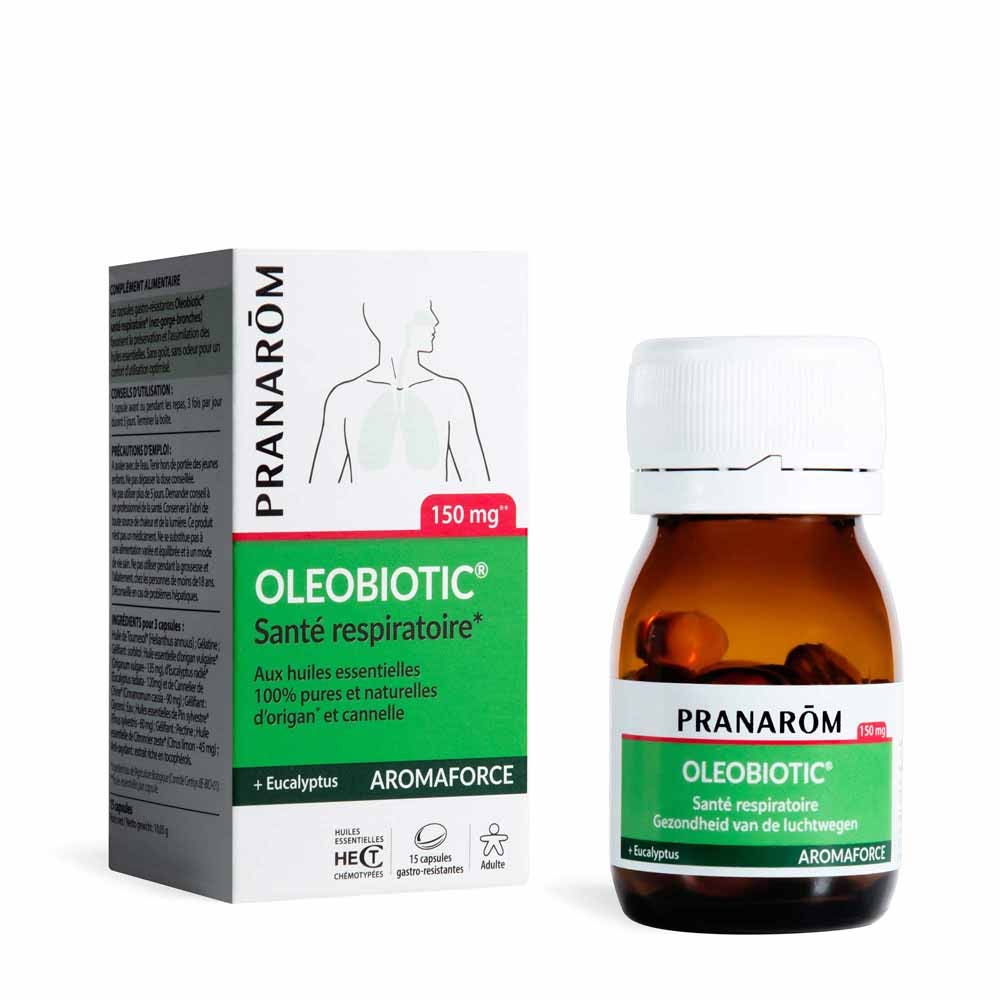 Pranarôm Aromaforce Oleobiotico Salute delle vie respiratorie 15 Caspole