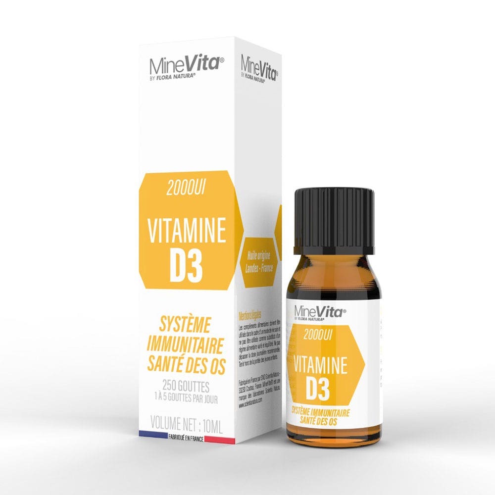 Flora Natura Minevita® Vitamina D3 2000 UI 10 ml