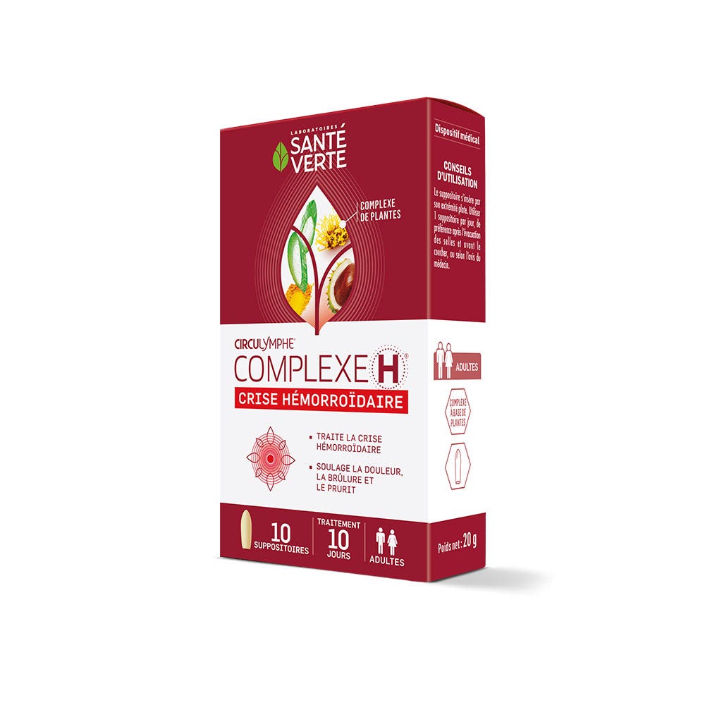 Sante Verte Circulymphe Complesso H 10 supposte