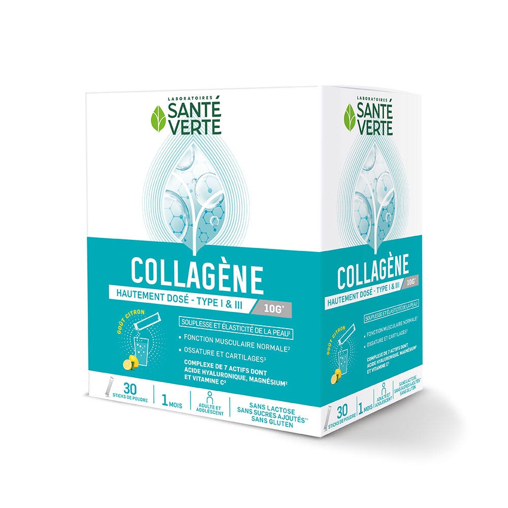 Sante Verte Collagene Aroma Limone 30 bastoncini